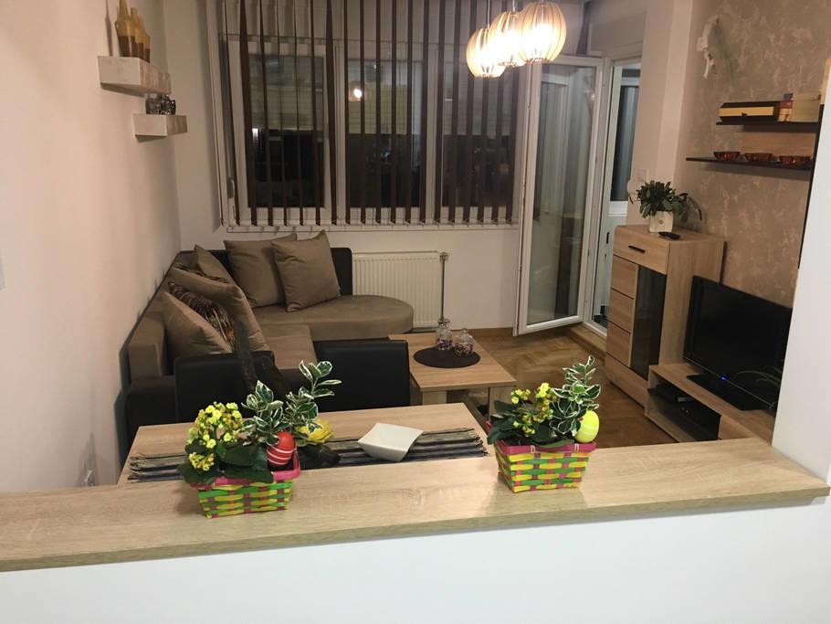 Apartment Sinisa With Garage 诺威萨 外观 照片